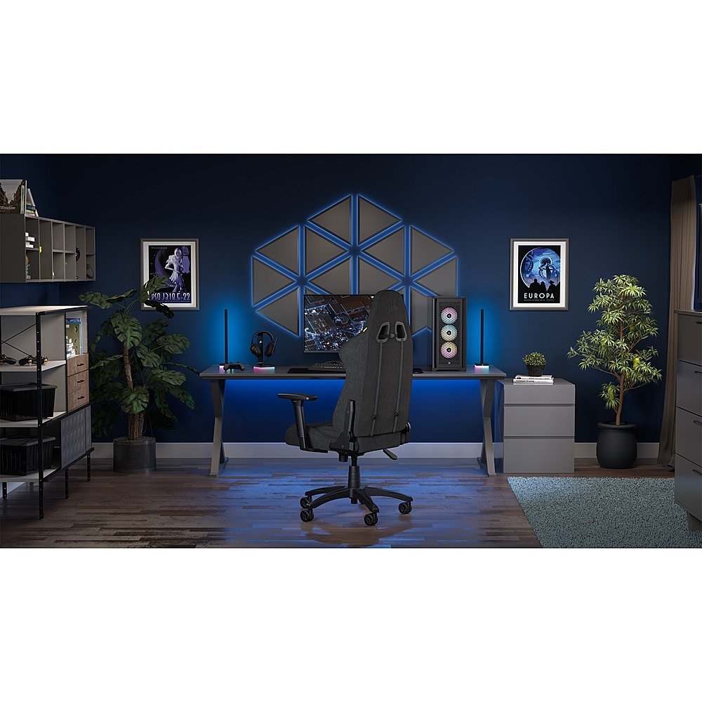 CORSAIR - TC100 Fabric Gaming Chair - Black