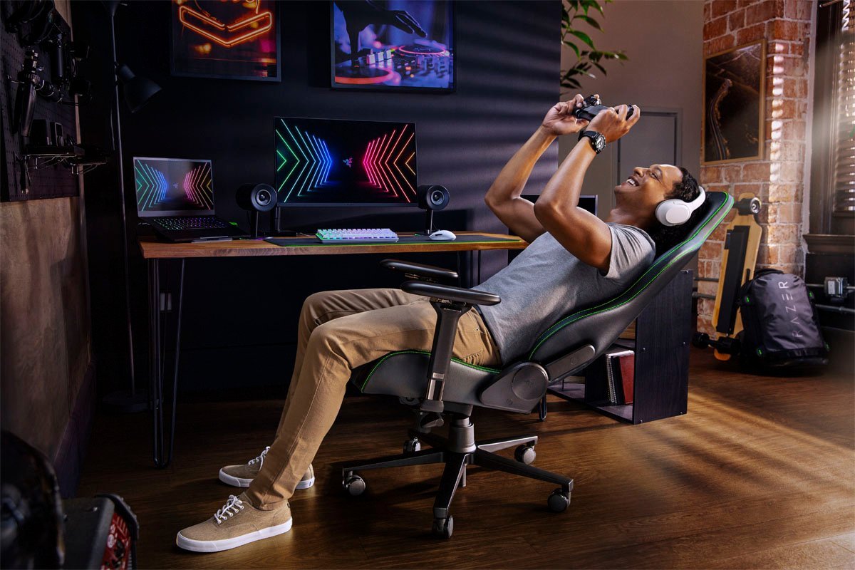 Razer - Enki Gaming Chair for All-Day Comfort