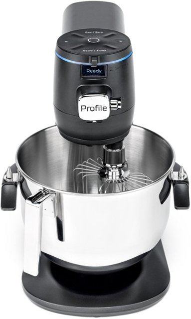 GE Profile - 7 Quart Bowl- Smart Stand Mixer with Auto Sense - Carbon Black