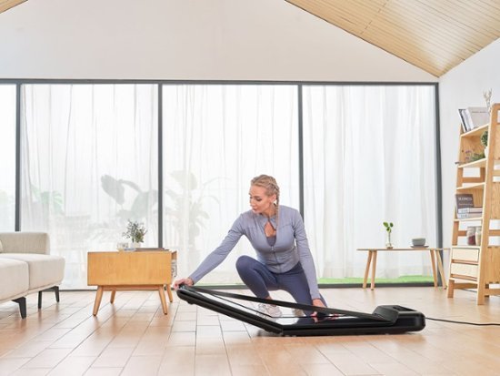 WalkingPad - C2 Under Desk Treadmill Double Fold Walking Pad - Black