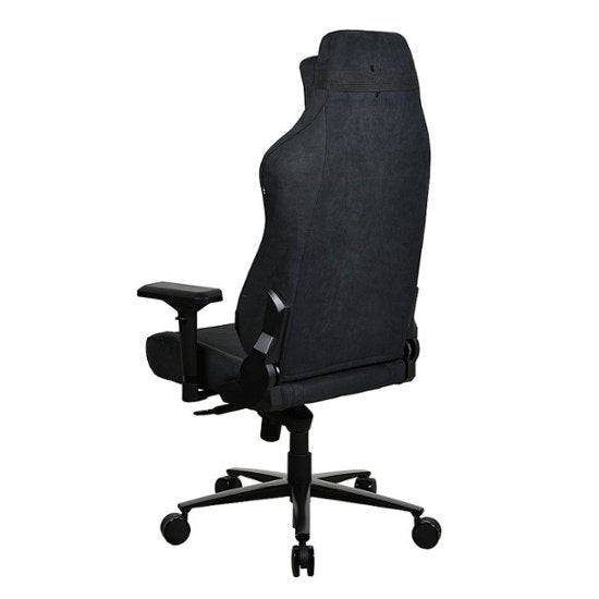 Arozzi - Vernazza Series Top-Tier Premium XL Supersoft Upholstery Fabric Gaming Chair - Pure Black