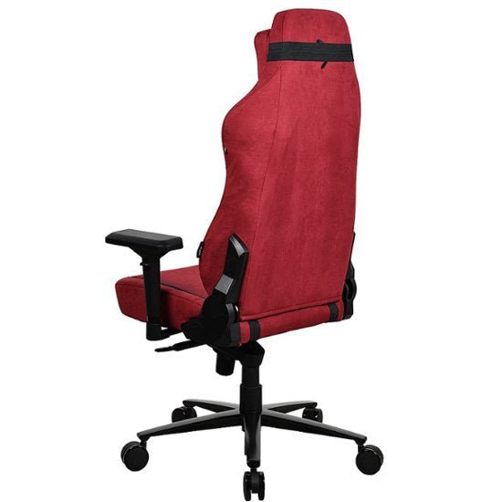 Arozzi - Vernazza Series Top-Tier Premium Supersoft Upholstery Fabric Gaming Chair - Bordeaux