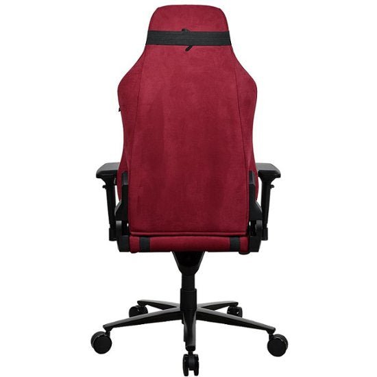 Arozzi - Vernazza Series Top-Tier Premium Supersoft Upholstery Fabric Gaming Chair - Bordeaux