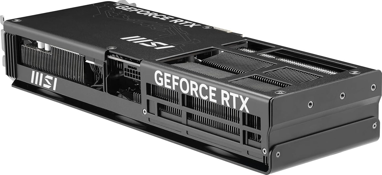 msi Gaming RTX 5080 16G Inspire 3X OC Black Graphics Card (16GB GDDR7, 256-bit, Extreme Clock 2655 MHz, DisplayPort x 3 2.1a, HDMI 2.1b, NVIDIA Blackwell Architecture)