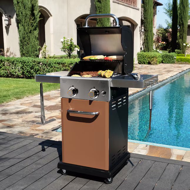 Copper 2 -Burner Liquid Propane Gas Grill