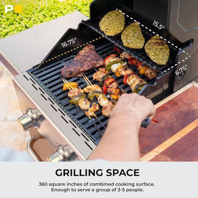 Copper 2 -Burner Liquid Propane Gas Grill