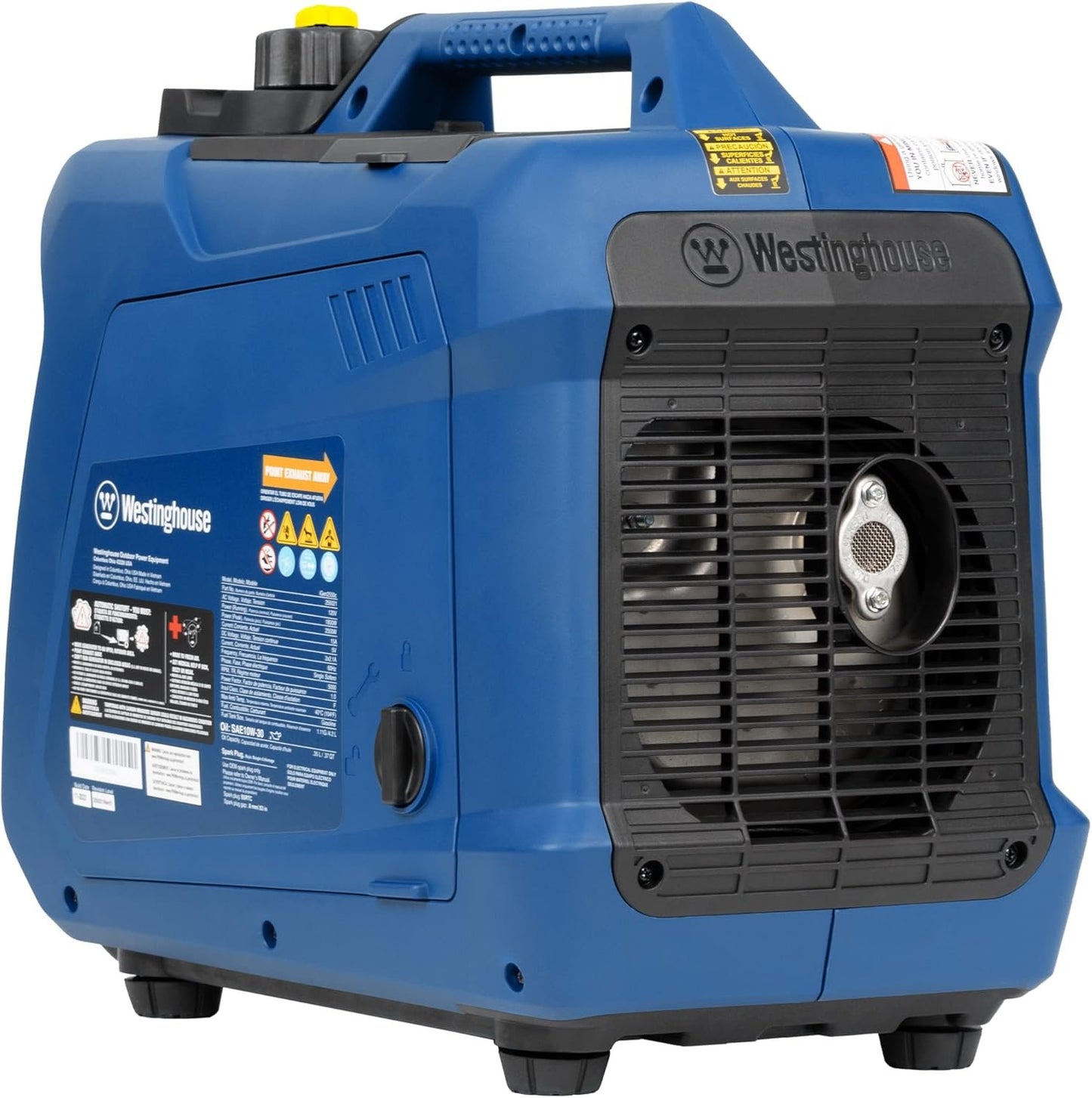 Westinghouse 2550W Dual Fuel Portable Inverter Generator Gas Propane RV Ready CO Sensor
