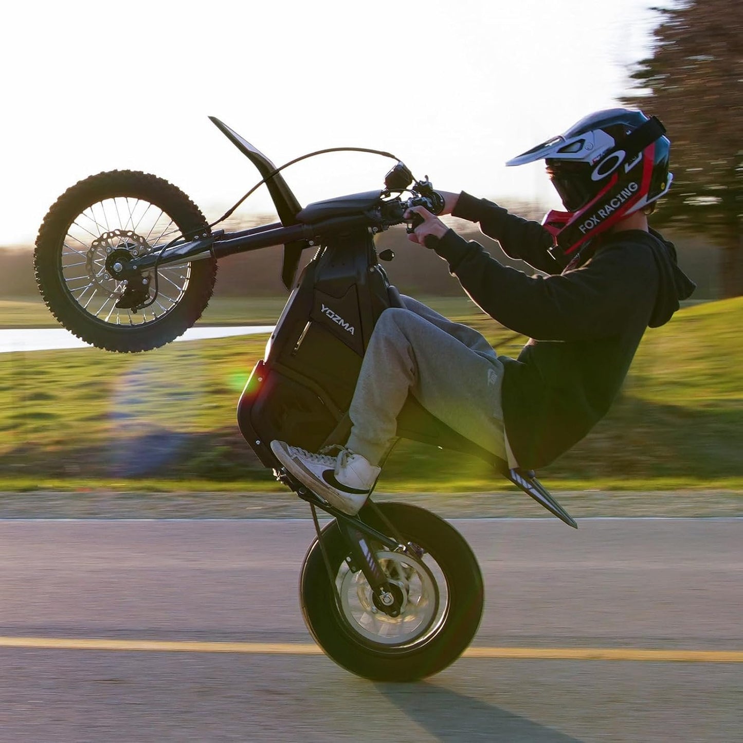 Yozma IN10 Electric Dirt Bike, 2600W 40MPH Electric-Motorcycle with 48V/23AH Battery Ebike, Full Hydraulic Brakes and Suspensions Mountain Off-Road E Dirt Bike, for Teens &amp; Adults