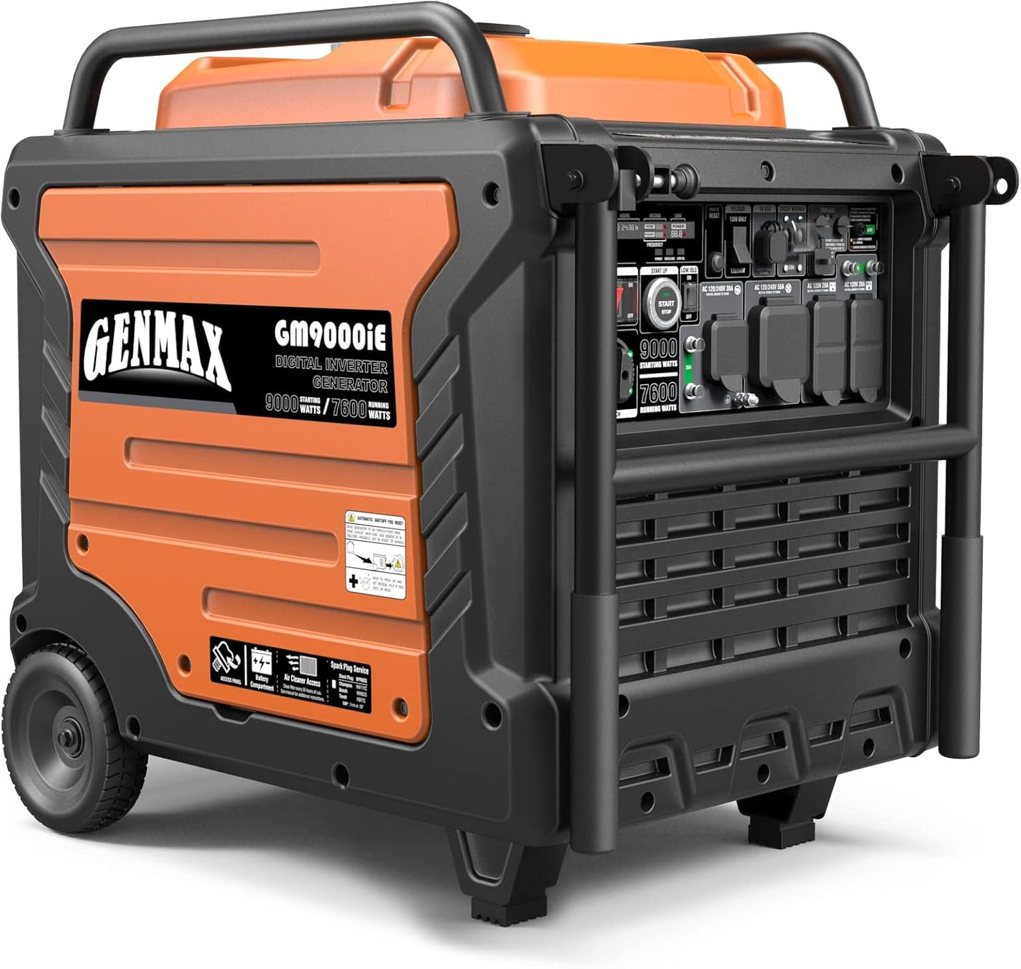 GENMAX Portable Generator EPA Compliant Eco-Mode Lightweight for Home Backup and Camping