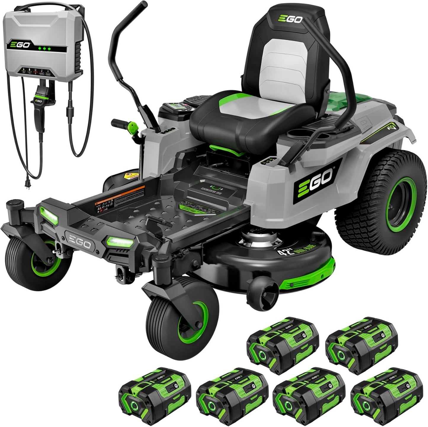 EGO Power+ Z6 Zero Turn Electric Riding Lawn Mower, 42" Deck - ZT4214L