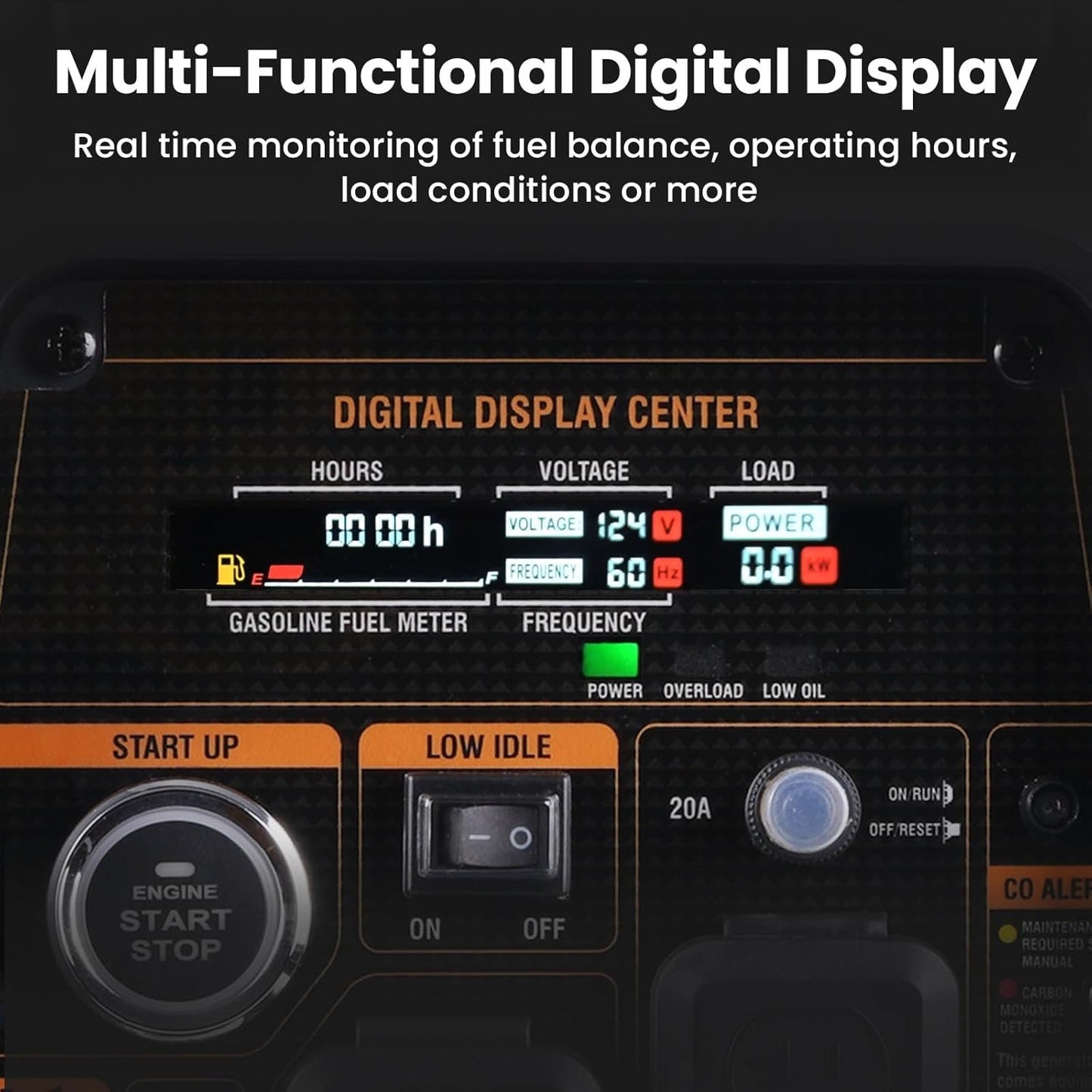 MaXpeedingrods 3500W Portable Inverter Generator Gas Powered EPA Compliant for Home or Camping