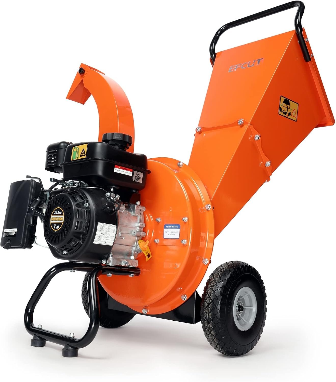 C40 Wood Chipper 4" inch Max Diameter Capacity 9 HP 274cc Gas Powered Engine Heavy Duty Shredder Mulcher