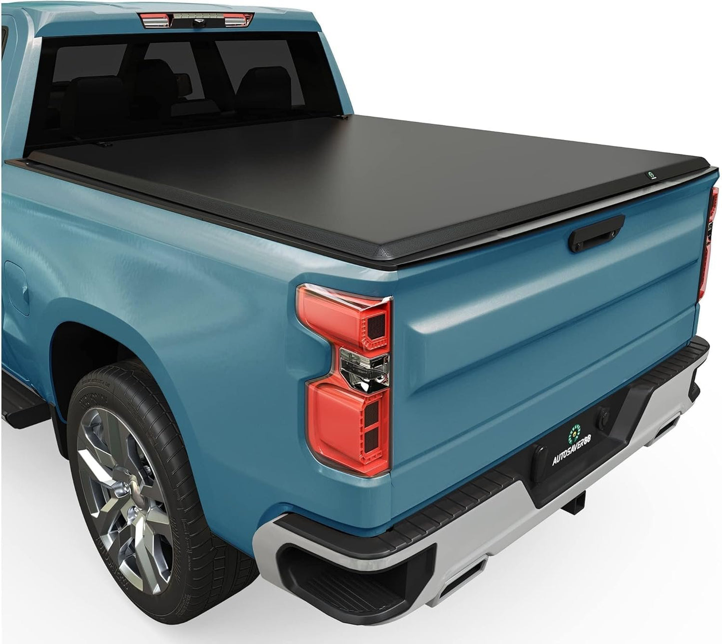 AUTOSAVER88 Soft Tri-Fold Tonneau Cover for 2019–2025 Silverado/Sierra 1500 5.8ft Bed