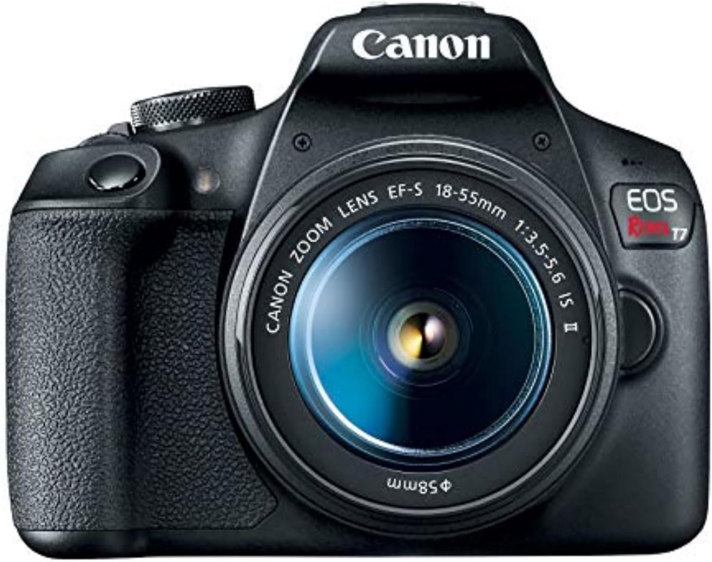 Canon EOS Rebel T7 DSLR Camera EF-S 18-55mm f/3.5-5.6 is II Lens Kit, 24.1 Megapixel CMOS (APS-C) Sensor, Full HD Videos, Built-in Wi-Fi, Beginner Photographers, Digital Camera, Black | 24.1MP Aps-C CMOS, Full HD 1080p, Built-in WI-FI and Nfc, Iso 100-640