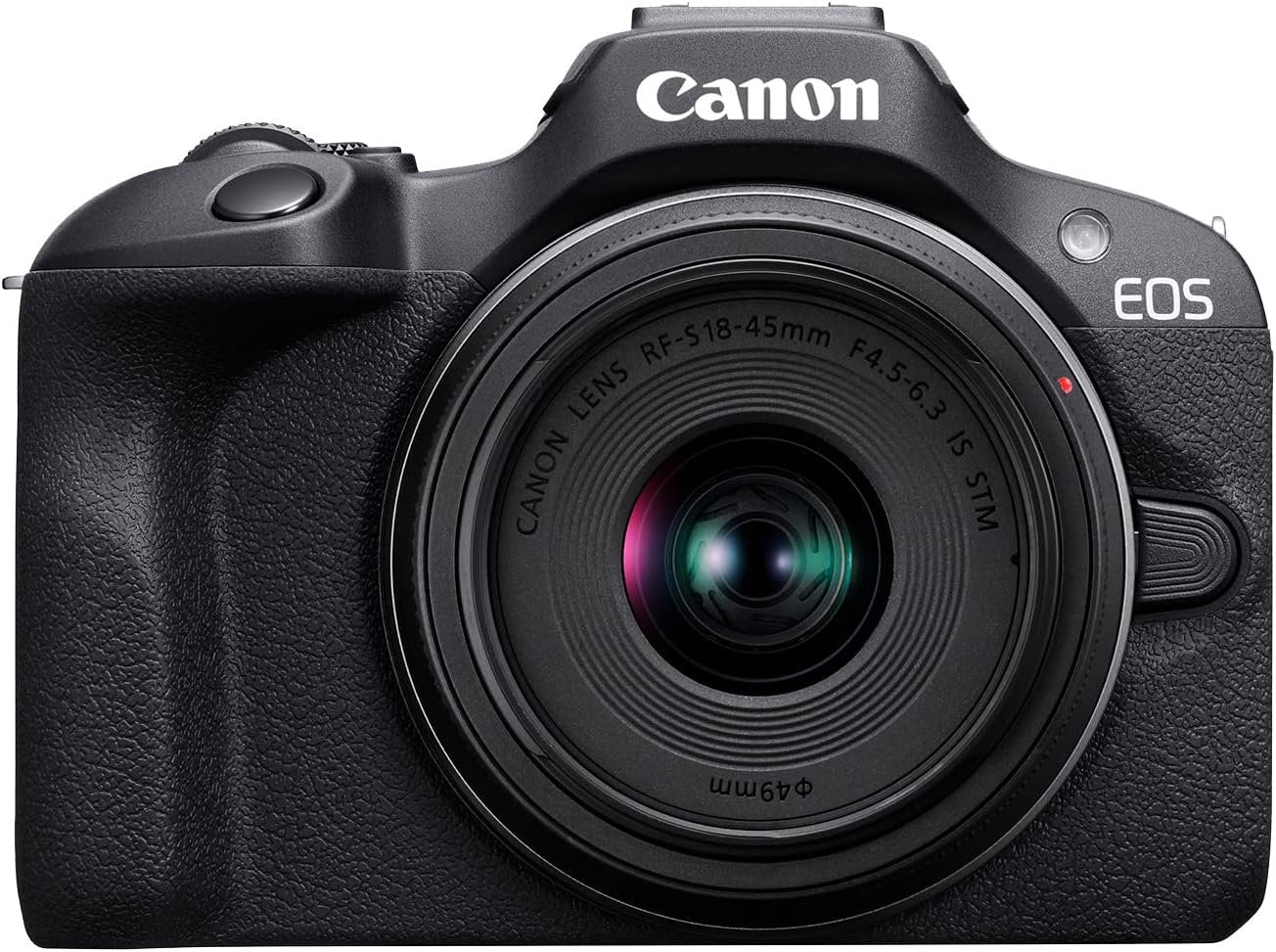 Canon EOS R100 Mirrorless Camera RF-S18-45mm F4.5-6.3 is STM Lens Kit, 24.1 Megapixel CMOS (APS-C) Sensor, 4K Video, Wi-Fi & Bluetooth, Beginner Photographers and Creators, Digital Camera, Black | 24.1MP Aps-C CMOS, 4K Video, Dual Pixel Af, Rf-S 18-45mm F