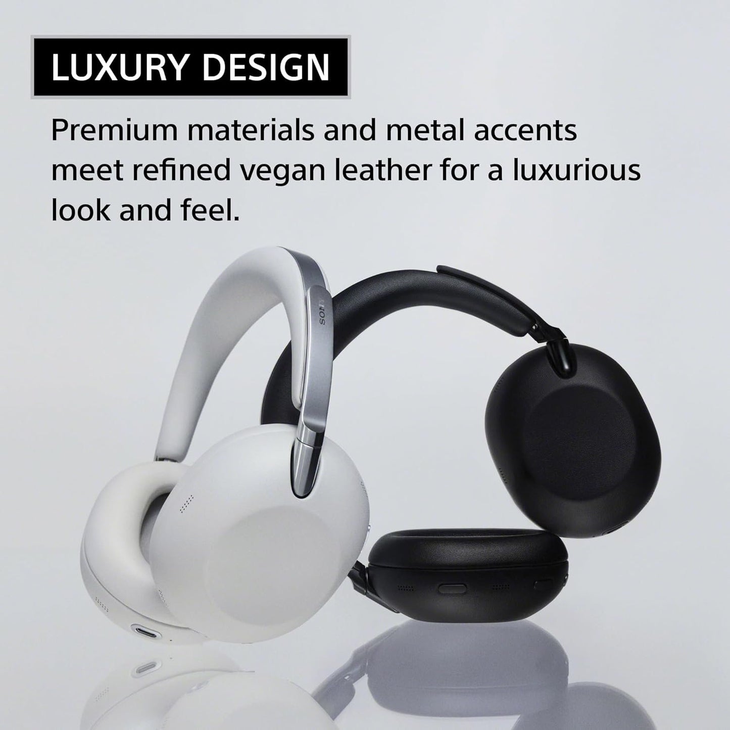 Sony 1000X THE COLLEXION Wireless Noise Cancelling Headphones, Luxury Comfort with Curated Materials, HD NC Processor QN3, 12 Microphones, Spatial Audio, Mastered by Engineers, 24-Hour Battery, Black | Luxury Design with Premium Materials, Bespoke 30mm Dr