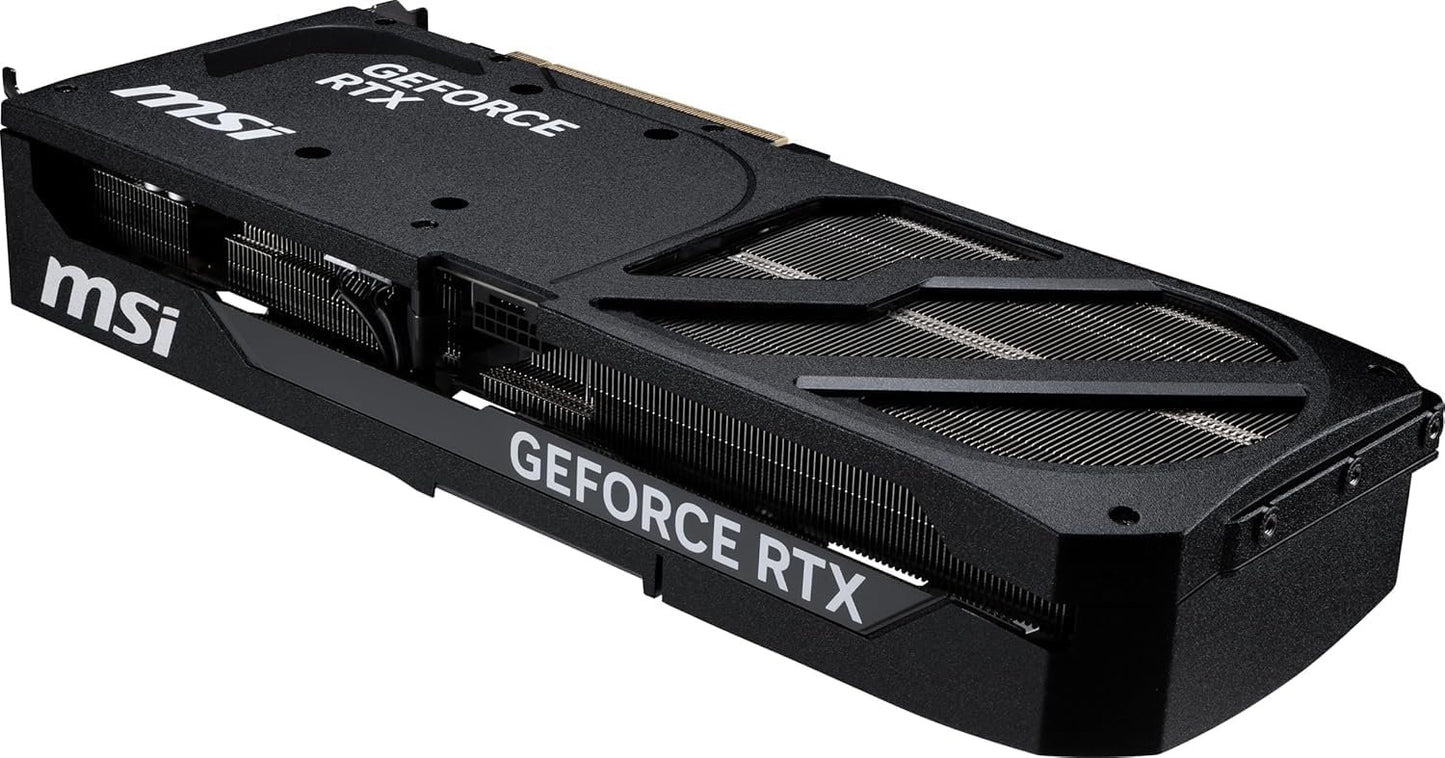msi Gaming RTX 5080 16G Ventus 3X OC Black Graphics Card (16GB GDDR7, 256-bit, Extreme Clock 2640 MHz, DisplayPort x 3 2.1a, HDMI 2.1b, NVIDIA Blackwell Architecture)