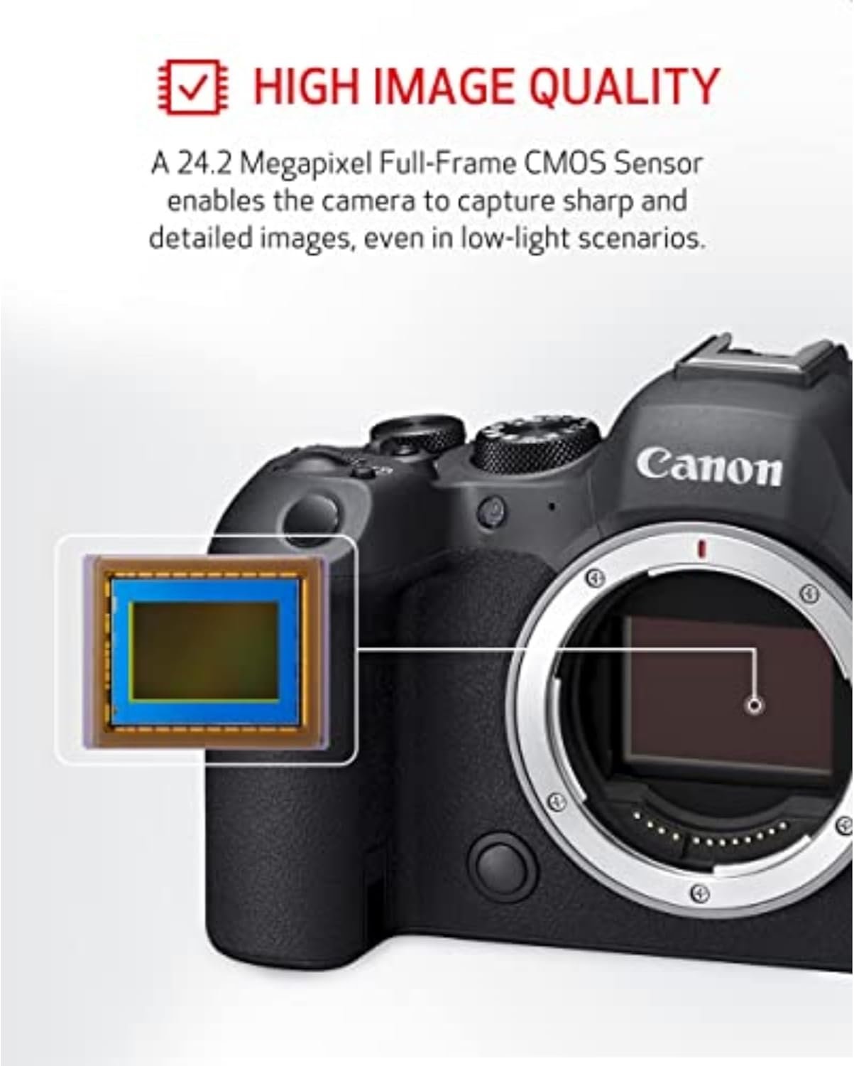 Canon EOS R6 Mark II Mirrorless Camera RF24-105mm F4-7.1 is STM Lens Kit, Full-Frame Hybrid Camera, 24.2 Megapixel CMOS Sensor, Photo and Video Capabilities, Black | 24.2MP Full-Frame, Digic X, Dual Pixel CMOS Af Ii, Ibis Up to 8 Stops, 6k→4k60, Rf 24-105