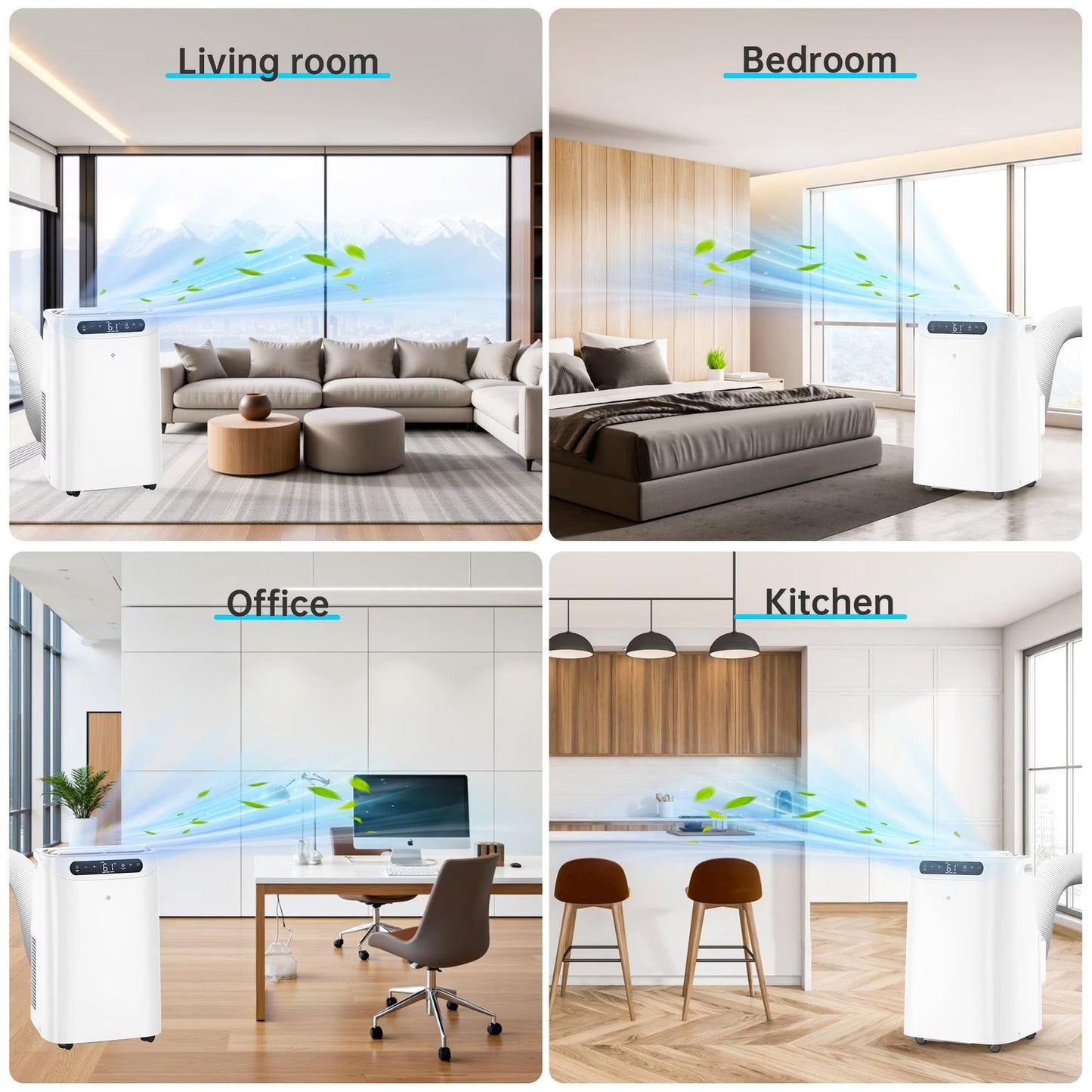 12000 BTU Portable Air Conditioners Cools up to 500 Sq. Ft.