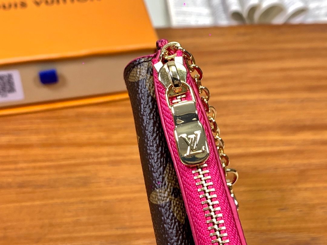 Louis Vuitton Recto Verso Monogram Wallet 13cm Pink