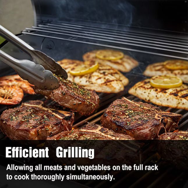 FLAME Silver 3 -Burner Liquid Propane Gas Grill