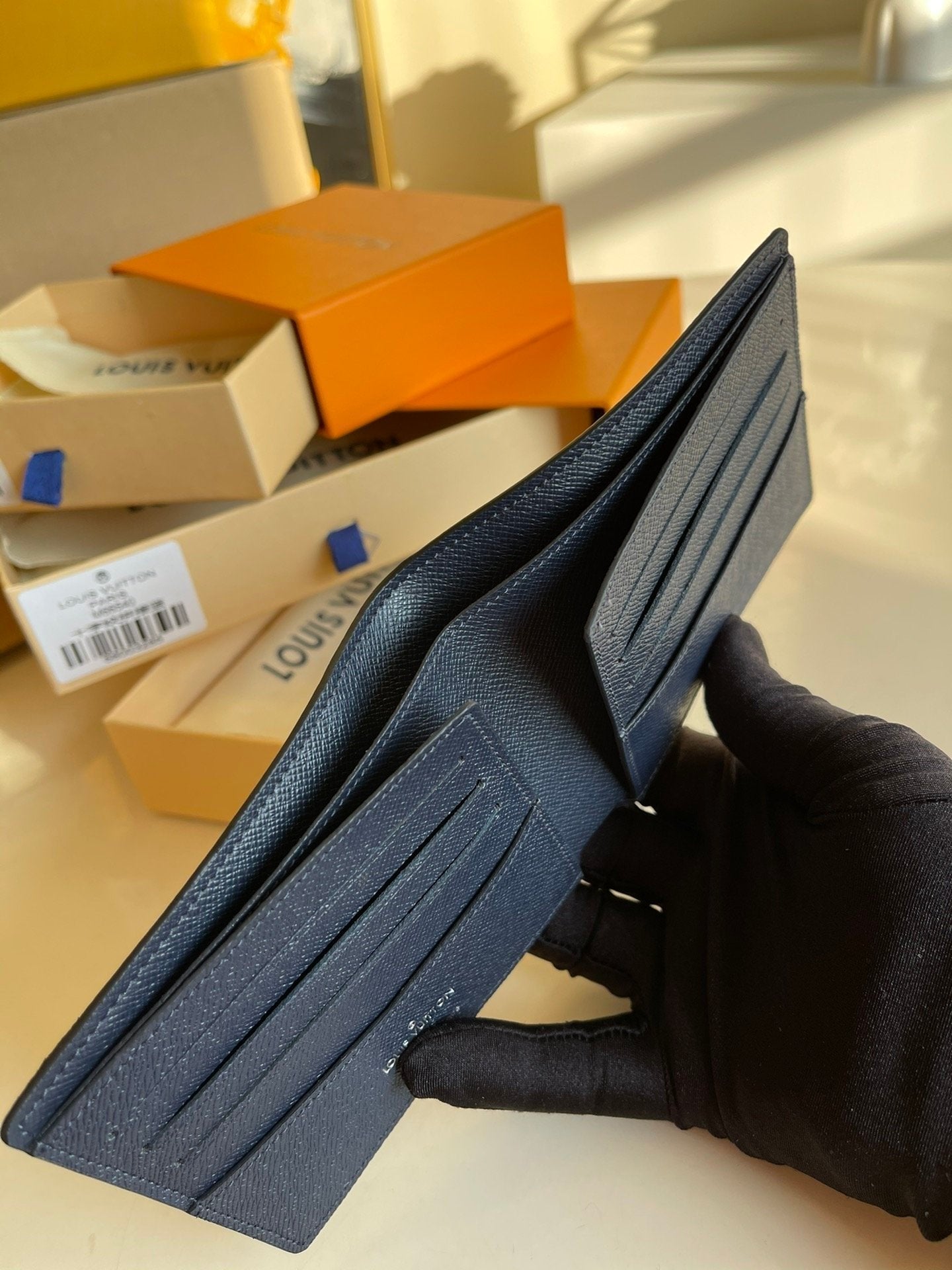Louis Vuitton Wallet 19cm Blue