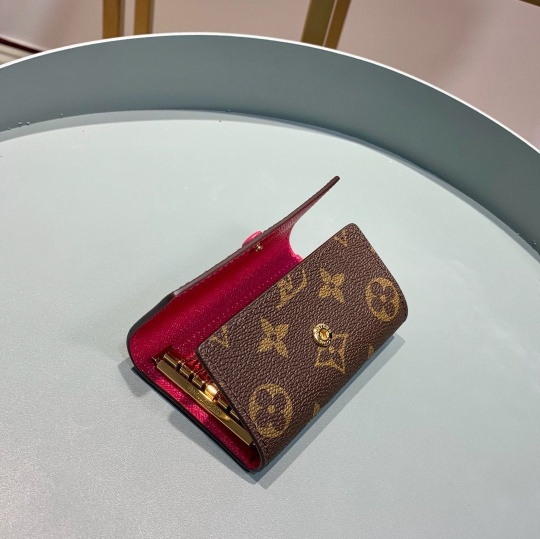 Louis Vuitton Monogram Wallet 10cm Brown