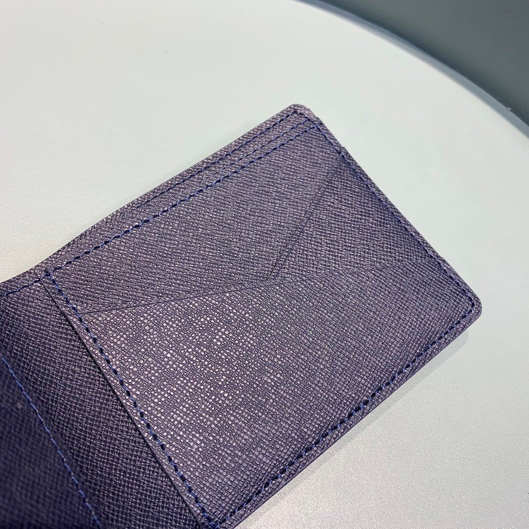 Louis Vuitton Monogram Wallet 12cm Blue