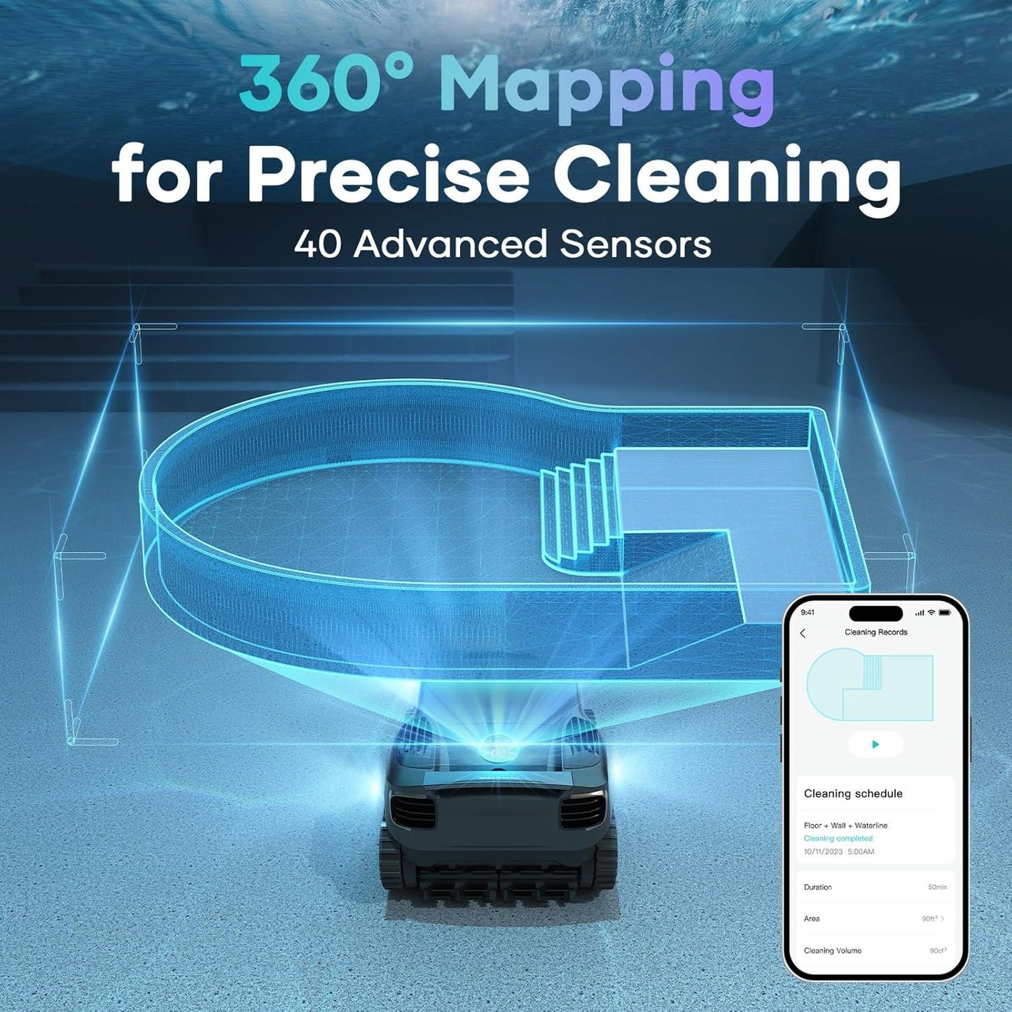 Aiper Scuba X1 Pro Max Pool Cleaner + HydroComm Pro Water Monitor Bundle