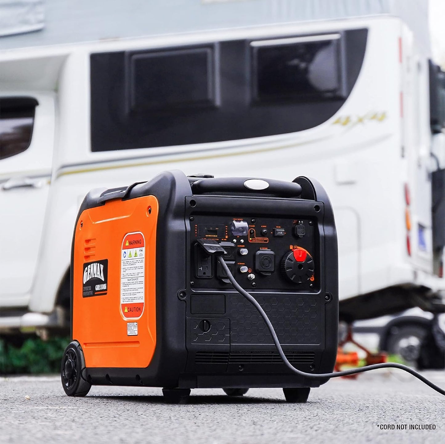 GENMAX Portable Generator EPA Compliant Eco-Mode Lightweight for Home Backup and Camping