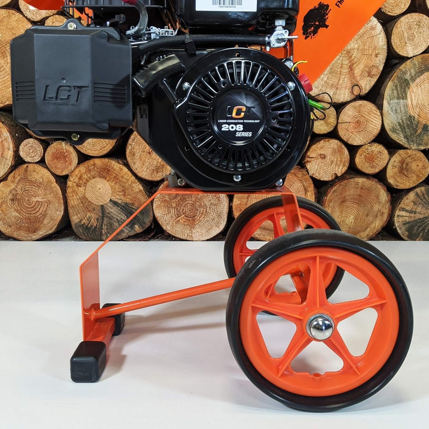 Forest Master FM6DD 6HP Gas Self-Feeding Wood Chipper, 2" Max Diameter, 3600 RPM