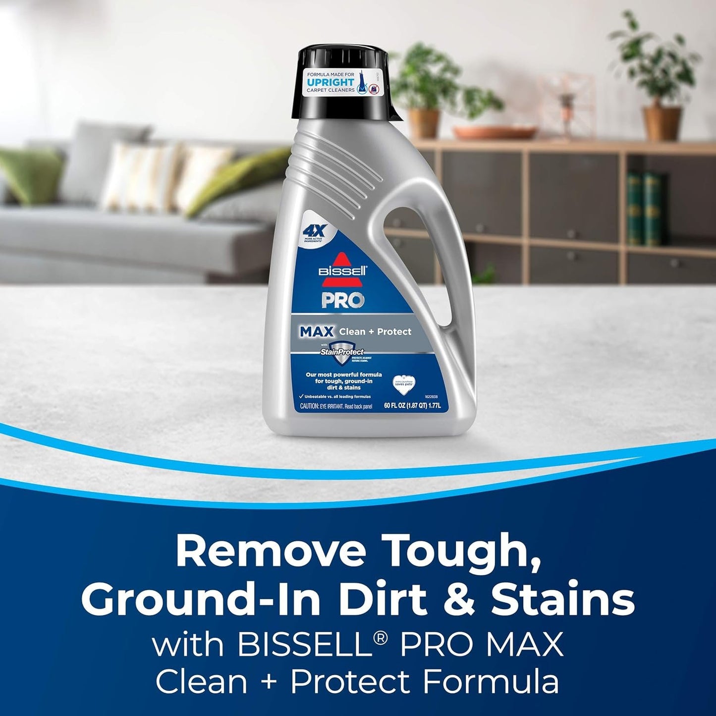 BISSELL Big Green Professional Carpet Cleaner with XL DirtLifter PowerBrush, 9-inch Long Reach Hose, 6-inch Tough Stain Tool, Includes BISSELL PRO MAX Formula with Stain Protect Technology