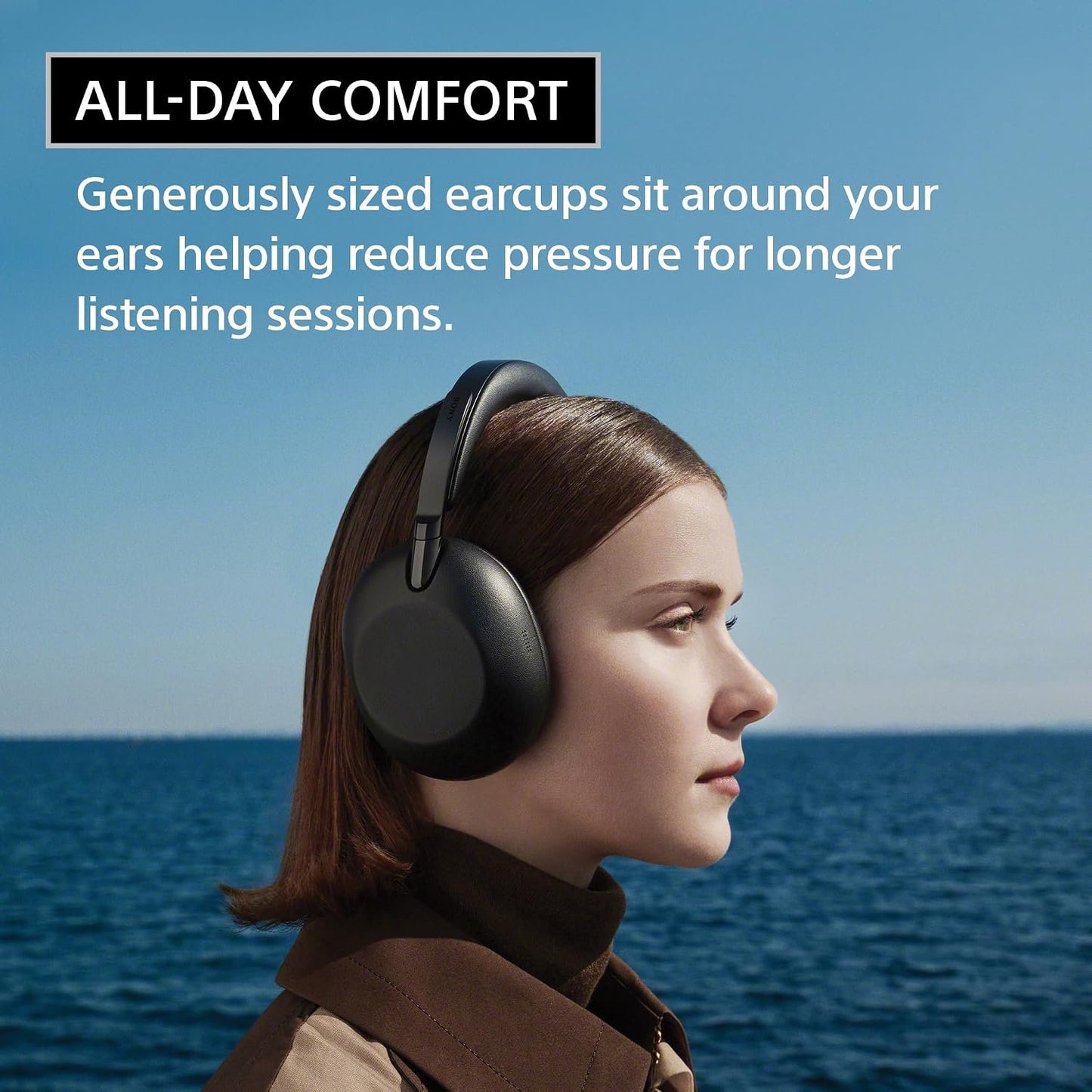 Sony 1000X THE COLLEXION Wireless Noise Cancelling Headphones, Luxury Comfort with Curated Materials, HD NC Processor QN3, 12 Microphones, Spatial Audio, Mastered by Engineers, 24-Hour Battery, Black | Luxury Design with Premium Materials, Bespoke 30mm Dr
