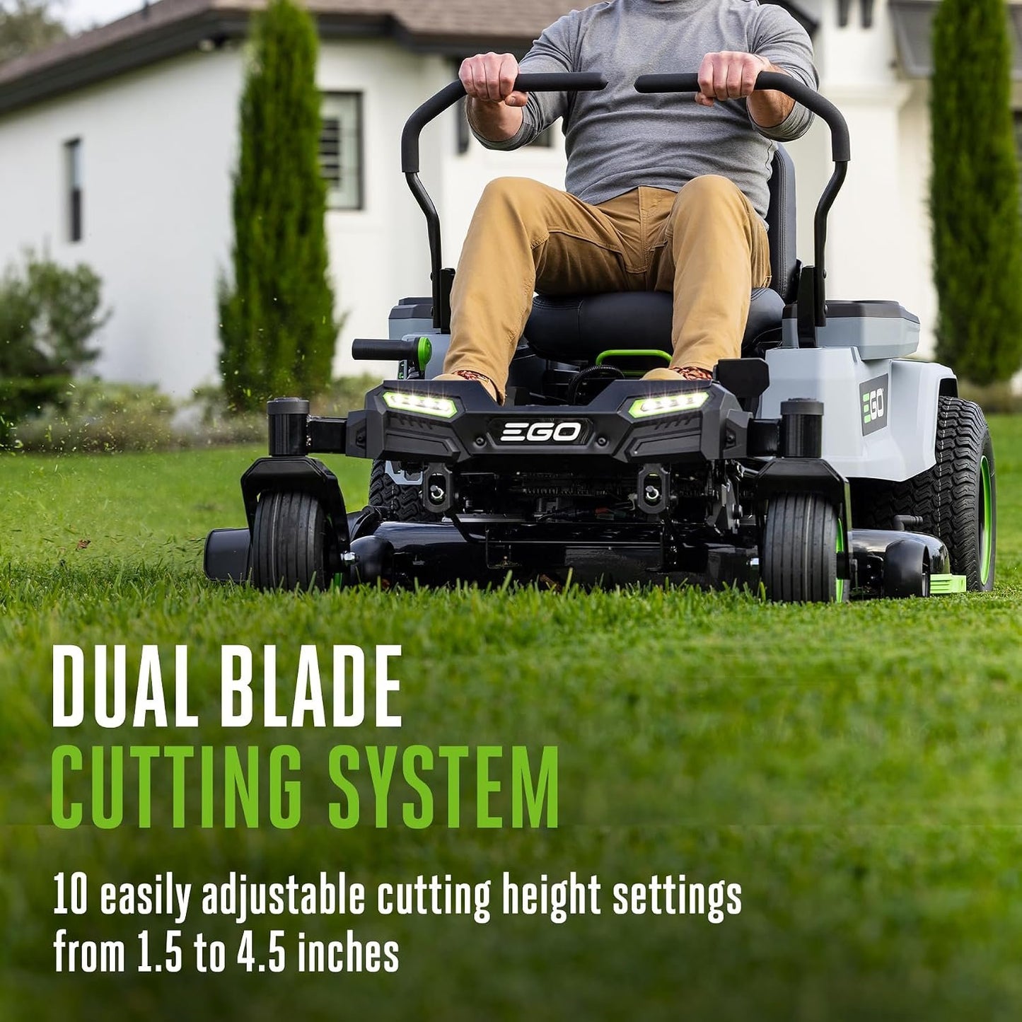 EGO Power+ Z6 Zero Turn Electric Riding Lawn Mower, 42" Deck - ZT4214L