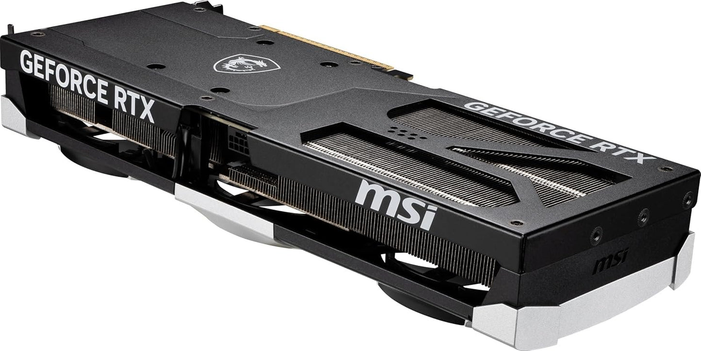 msi Gaming RTX 5070 Ti 16G Ventus 3X OC Graphics Card (16GB GDDR7, 256-bit, Extreme Performance: 2497 MHz, DisplayPort x 3 2.1a, HDMI 2.1b, NVIDIA Blackwell Architecture)