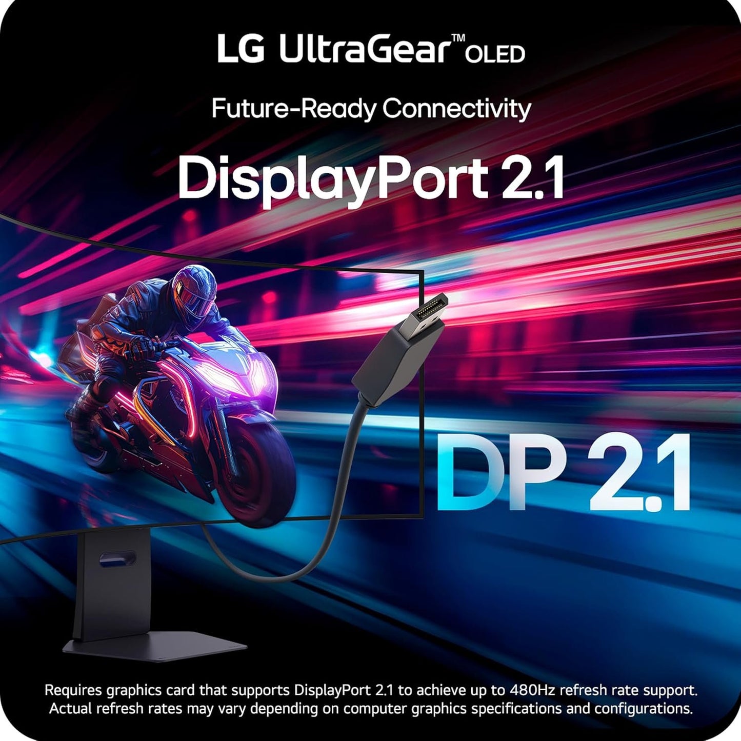 LG 45GX950A-B 45-inch Ultragear 5K2K WUHD (5120 x 2160) OLED Curved Gaming Monitor, Dual-Mode, 165Hz, 0.03ms, NVIDIA G-Sync, AMD FreeSync Premium Pro, HDR True Black 400, USB Type-C 90W, DP2.1