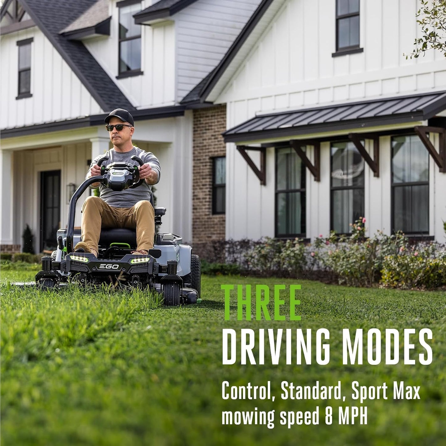 EGO Power+ Z6 e-Steer Zero Turn Electric Riding Lawn Mower, 42" - ZT4215S