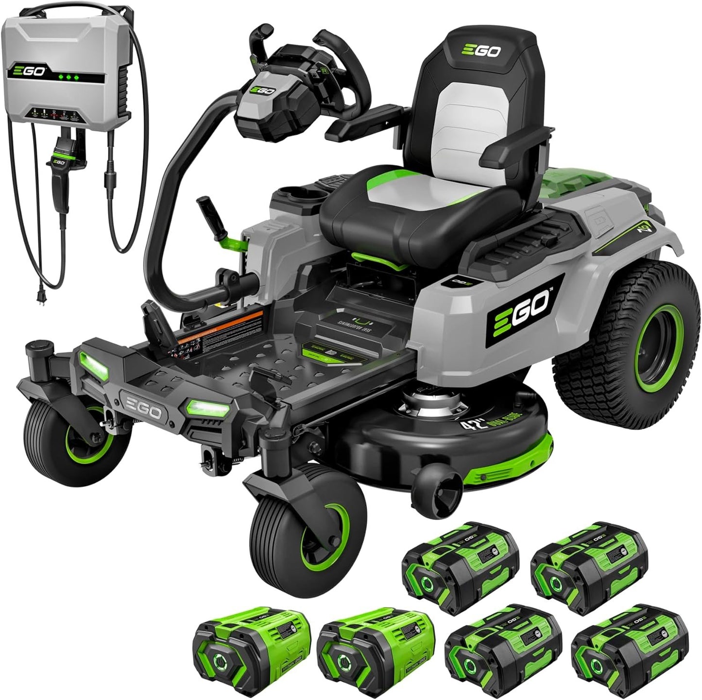 EGO Power+ Z6 Zero Turn Electric Riding Lawn Mower, 42" Deck - ZT4214L