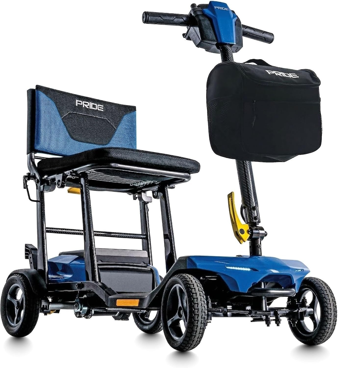 Pride Mobility Go-Go Super Portable Travel Lightweight Folding Mobility Scooter | up to 4.5 mph Go Go Scooter for Seniors, Adults, Elderly | Airline-Compliant Lithium Battery (Mint)