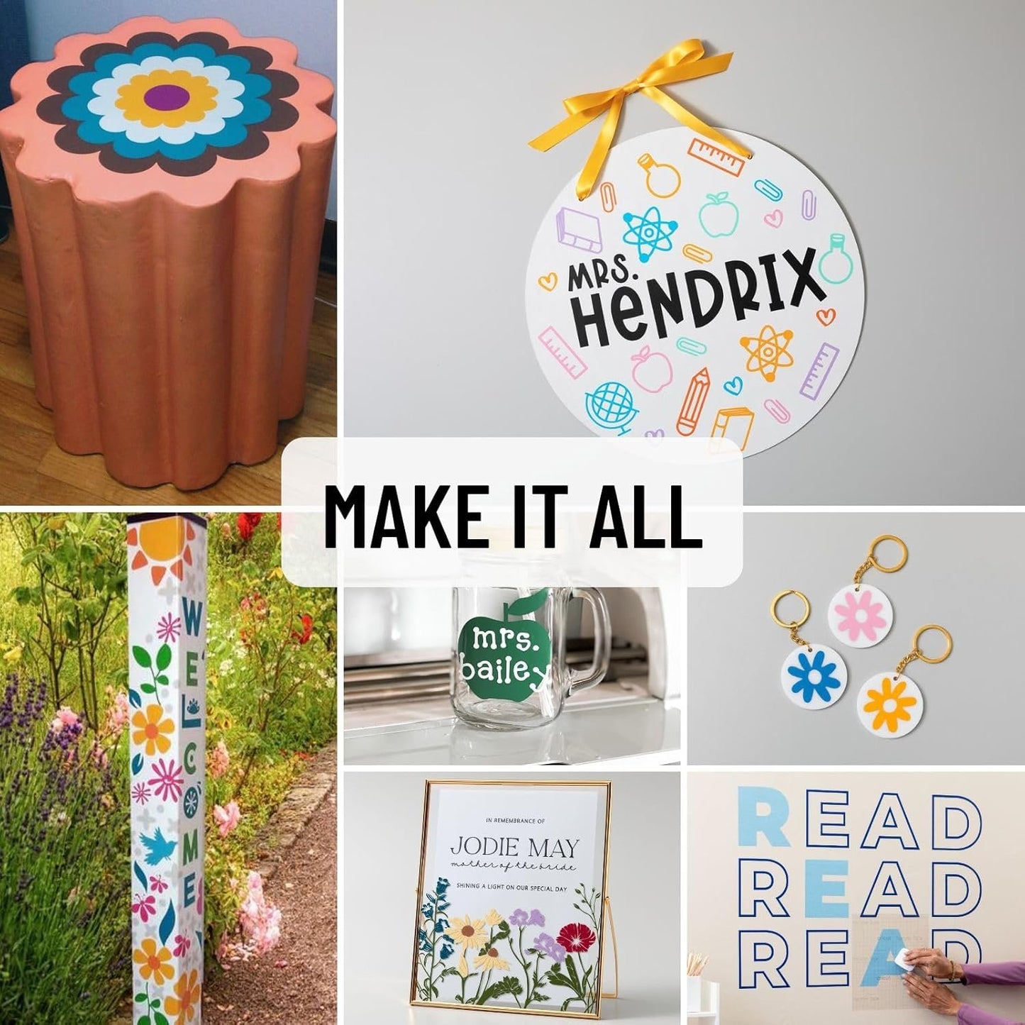 Cricut Explore 4 Machine with Vinyl and Iron-On Bundle - Beginner Friendly Craft Cutting Machine with Essential Materials, HTV and Adhesive Vinyl Variety Pack- DIY Decor Projects, Apparel and Decals