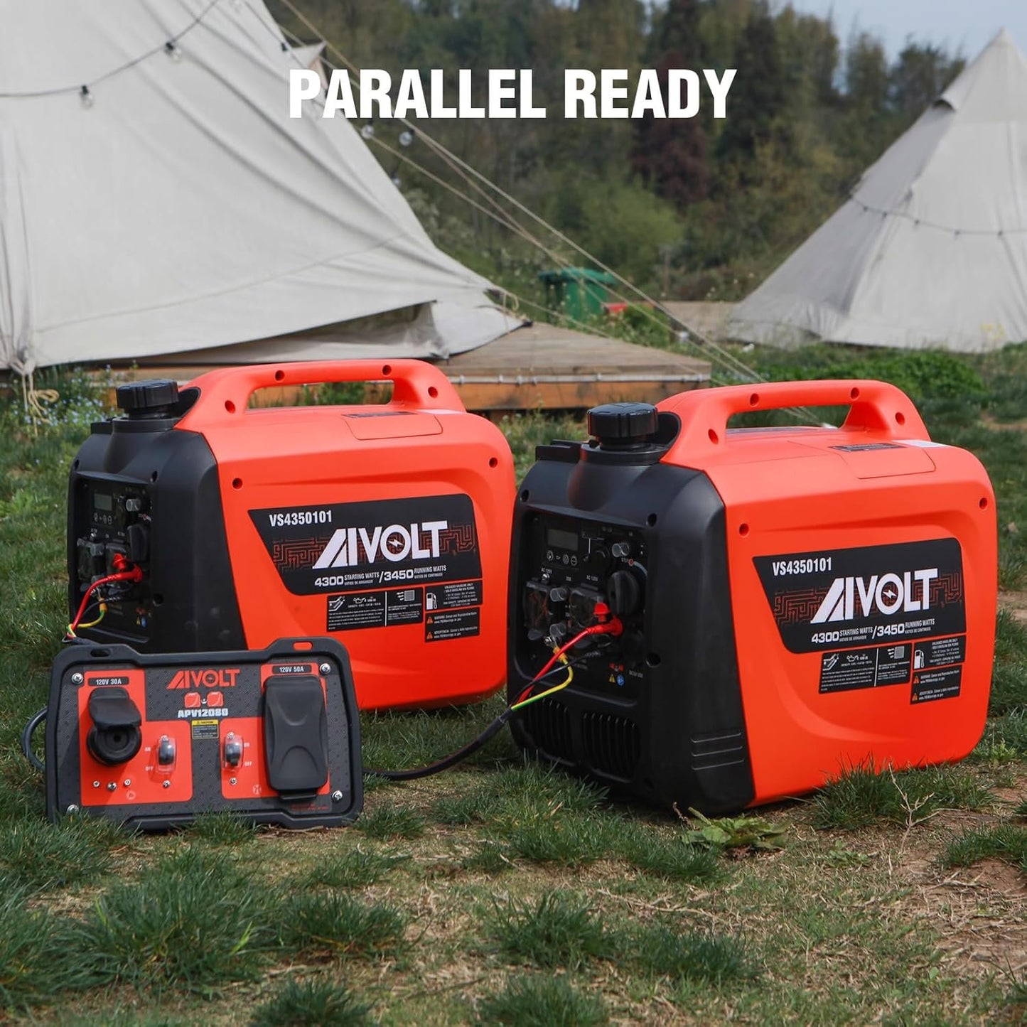 AIVOLT 8000W Dual Fuel Portable Inverter Generator Gas Propane Electric Start 50 State Approved