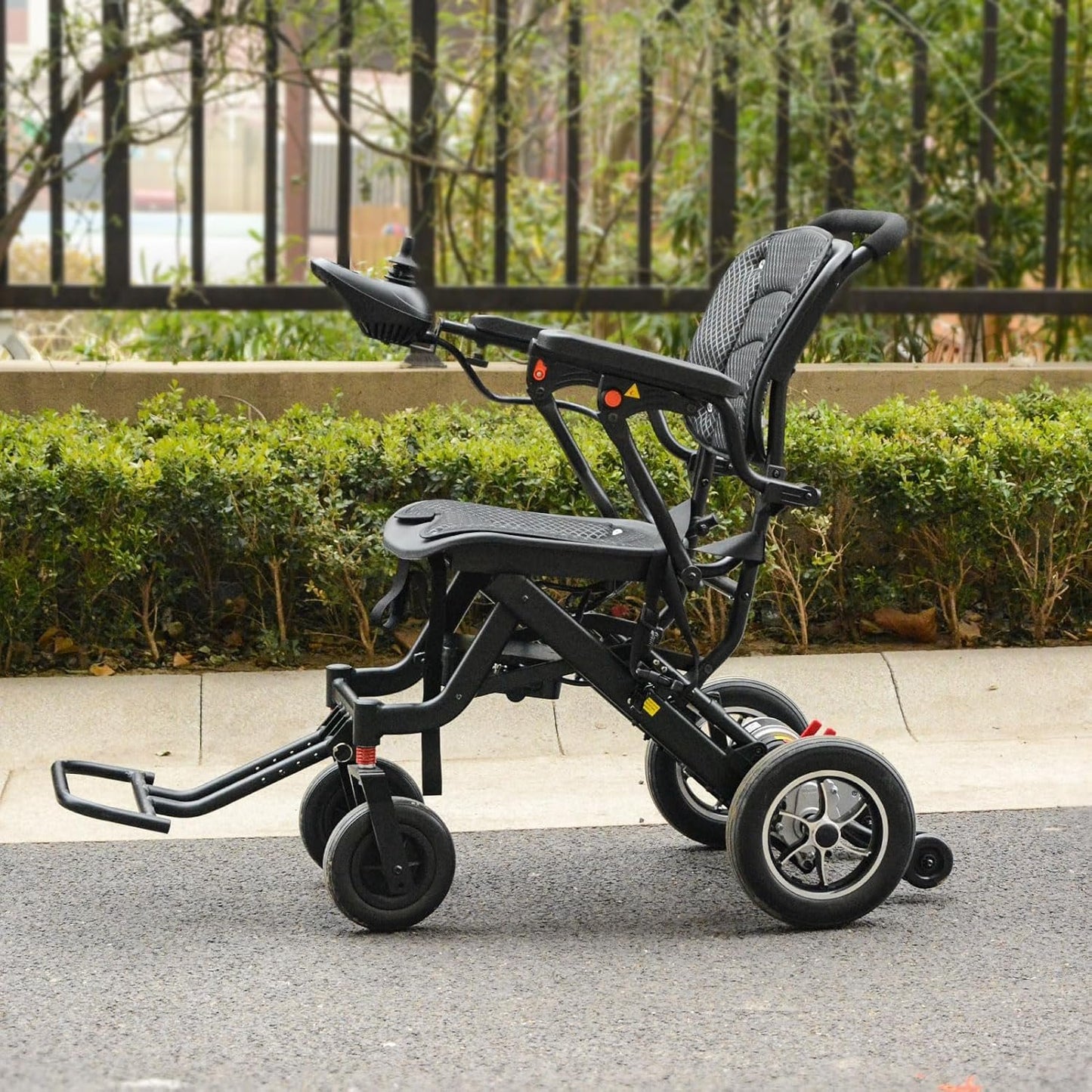 42 lbs Foldable Electric Wheelchair – Dual Battery, 500W, Airline Approved