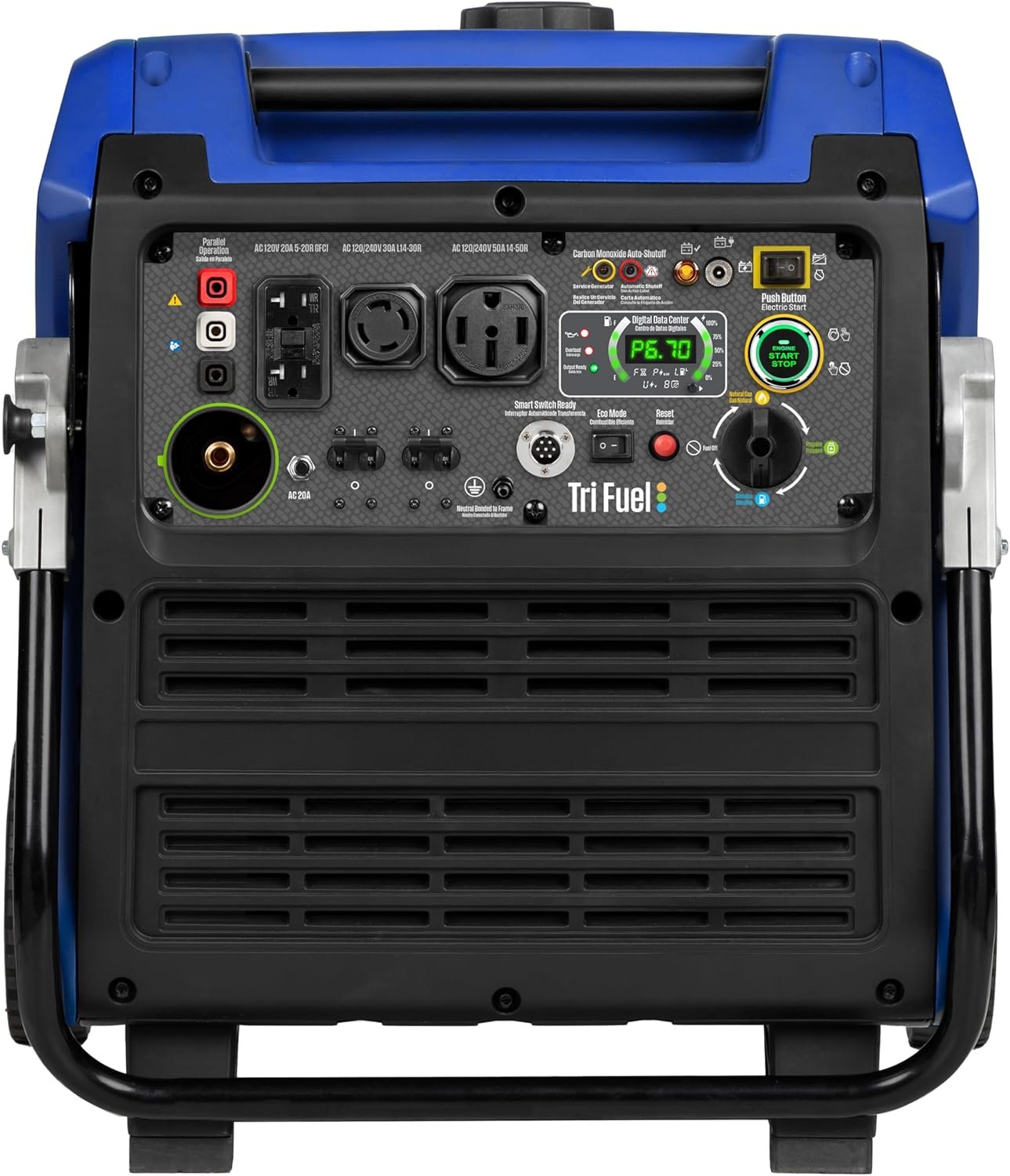 Westinghouse 11000W Dual Fuel Portable Inverter Generator Gas Propane Remote Start CO Sensor