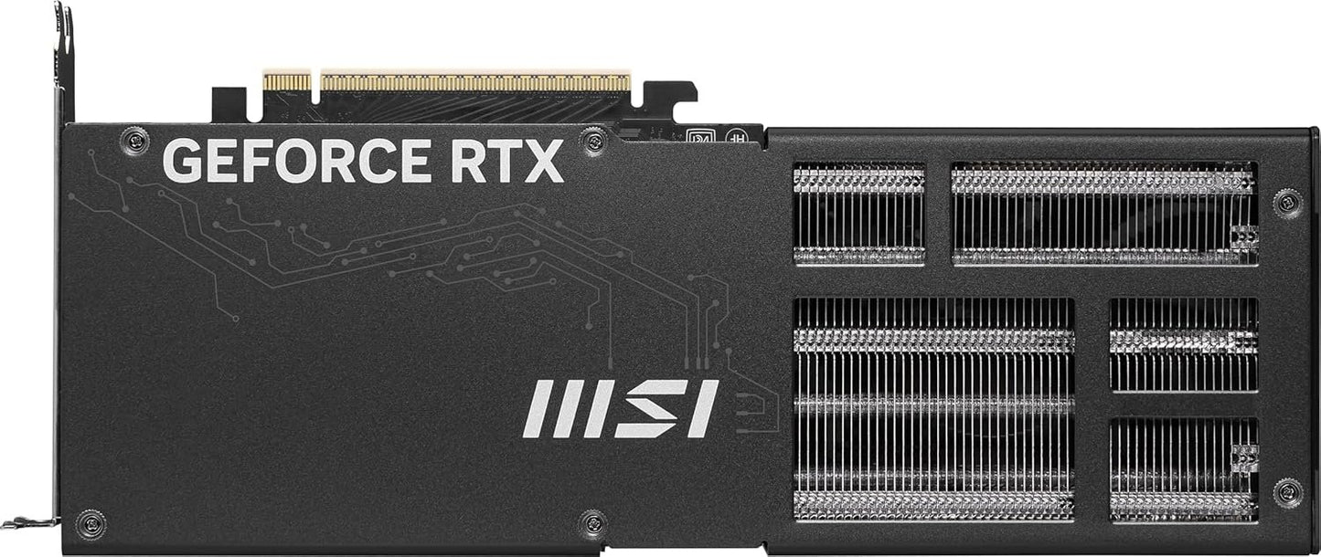 msi Gaming RTX 5080 16G Inspire 3X OC Black Graphics Card (16GB GDDR7, 256-bit, Extreme Clock 2655 MHz, DisplayPort x 3 2.1a, HDMI 2.1b, NVIDIA Blackwell Architecture)