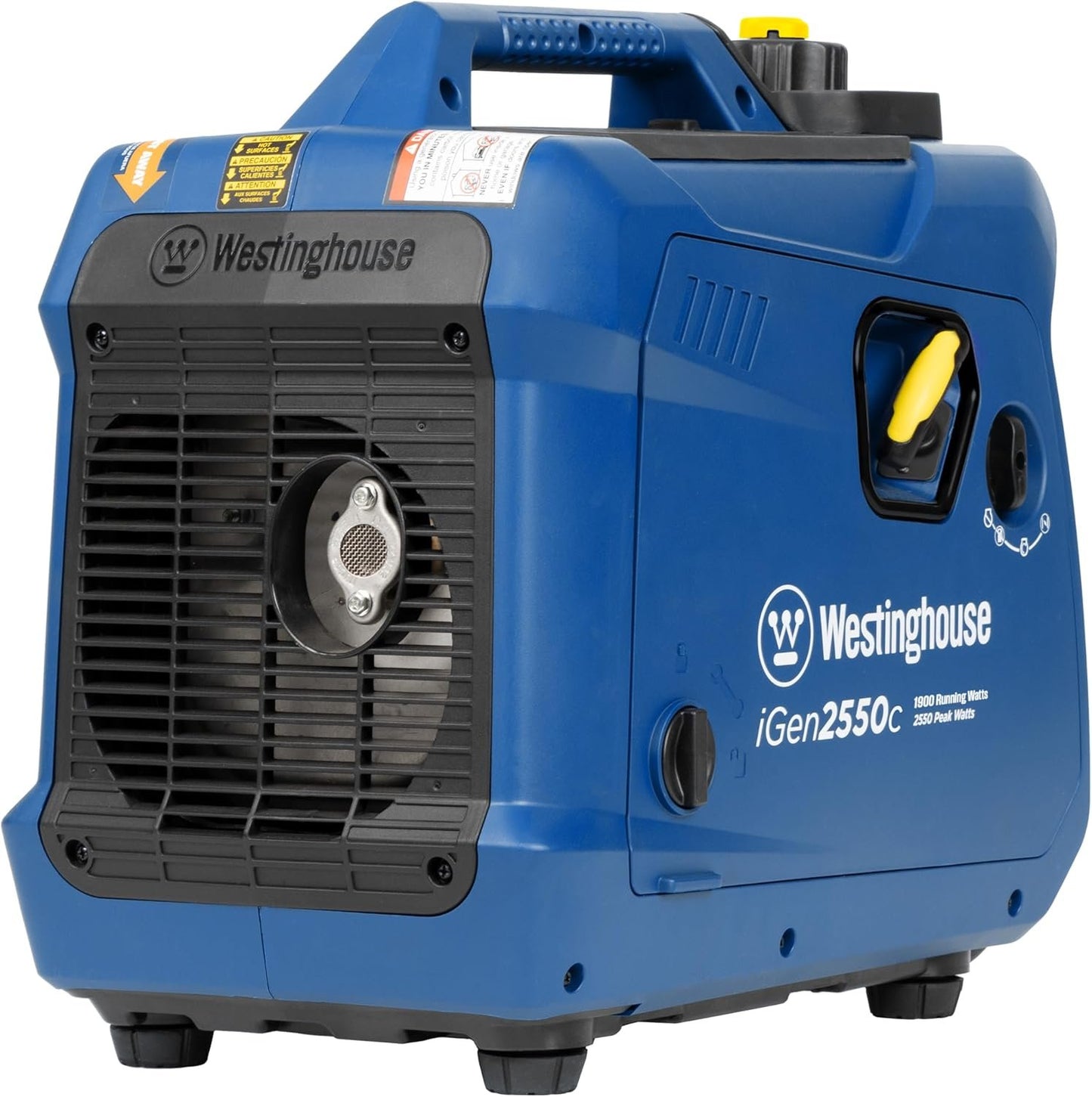 Westinghouse 2550W Dual Fuel Portable Inverter Generator Gas Propane RV Ready CO Sensor