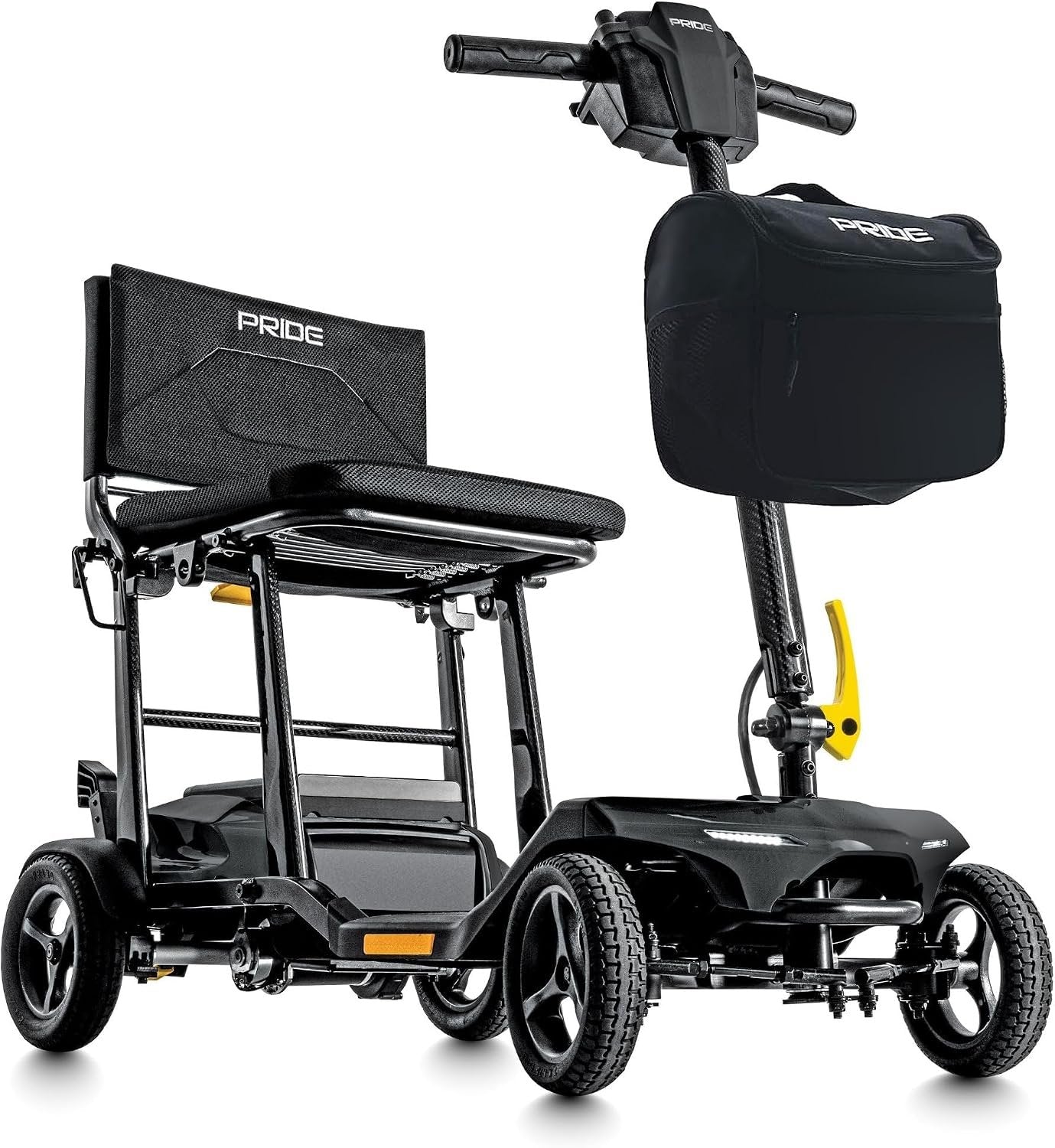Pride Mobility Go-Go Super Portable Travel Lightweight Folding Mobility Scooter | up to 4.5 mph Go Go Scooter for Seniors, Adults, Elderly | Airline-Compliant Lithium Battery (Mint)