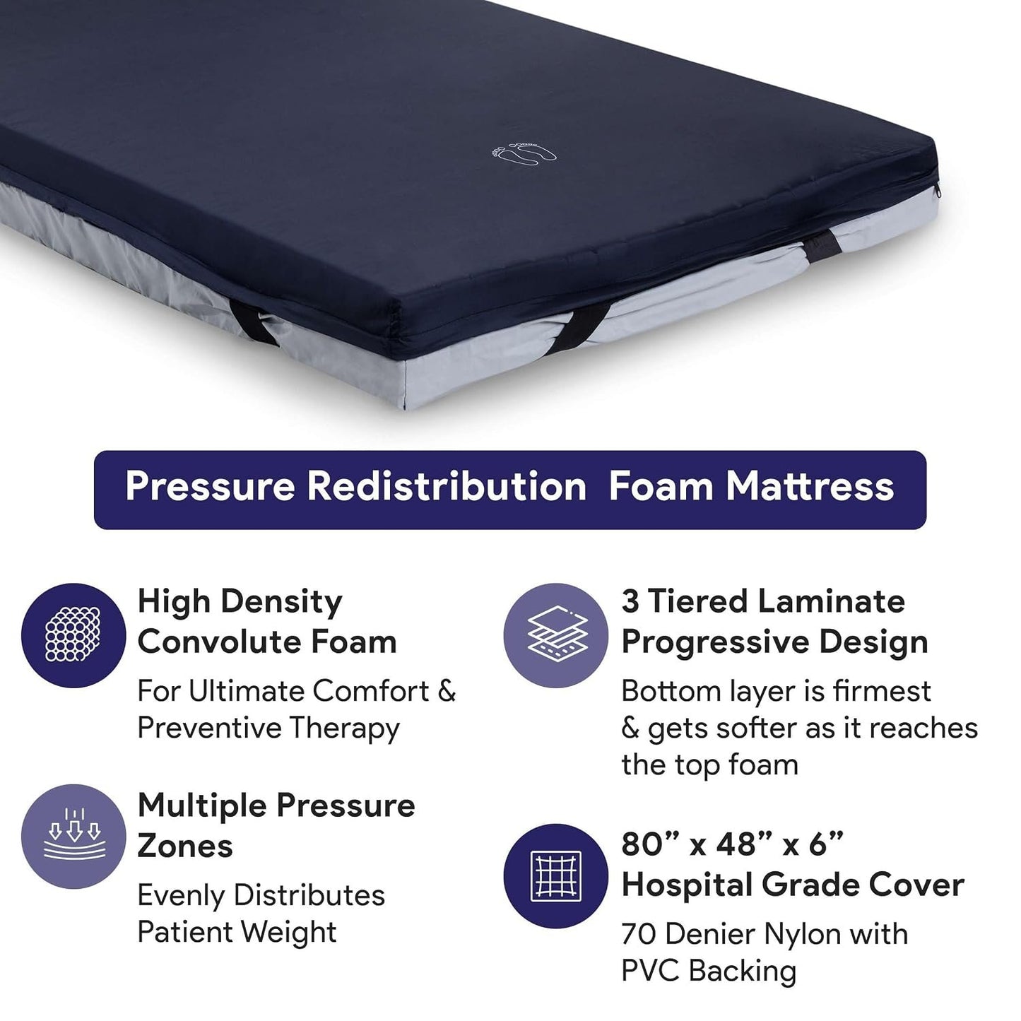 Ultra Wide Adjustable Hospital Bed With 48" Foam Mattress - 14"-30" Height Range, 36”-42”-48” Width Range, 80”-88” Length Range - Full Electric Bariatric Medical Bed, 8 Function Hand Pendant -Mahogany