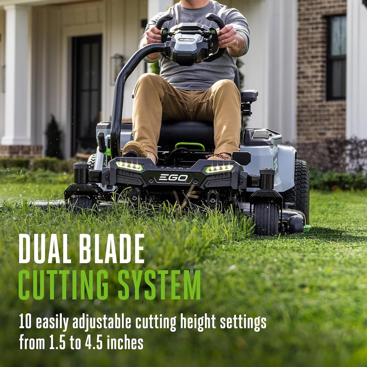 EGO Power+ Z6 e-Steer Zero Turn Electric Riding Lawn Mower, 42" - ZT4215S