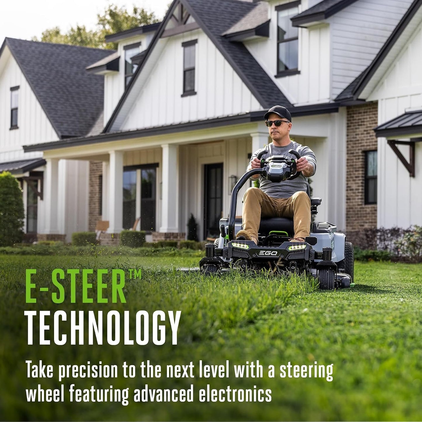 EGO Power+ Z6 e-Steer Zero Turn Electric Riding Lawn Mower, 42" - ZT4215S