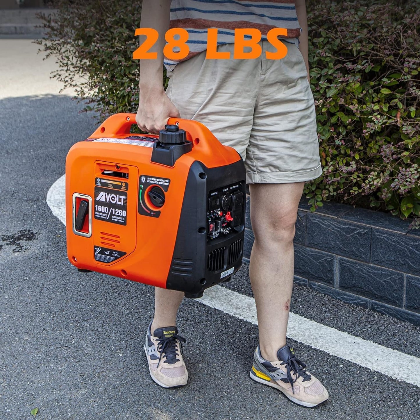 AIVOLT 8000W Dual Fuel Portable Inverter Generator Gas Propane Electric Start 50 State Approved